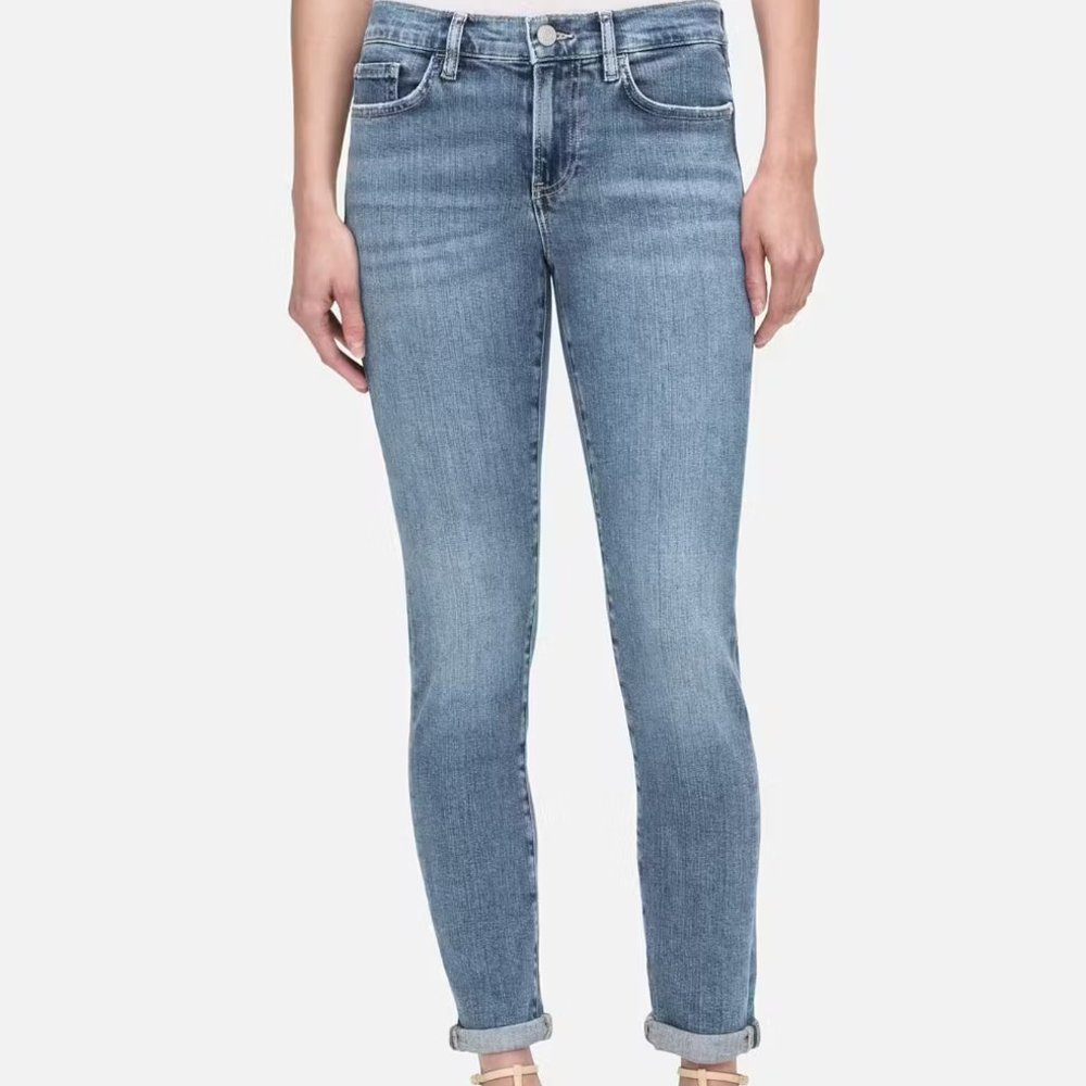 Frame Le Garcon in Daphne Blue Jeans
